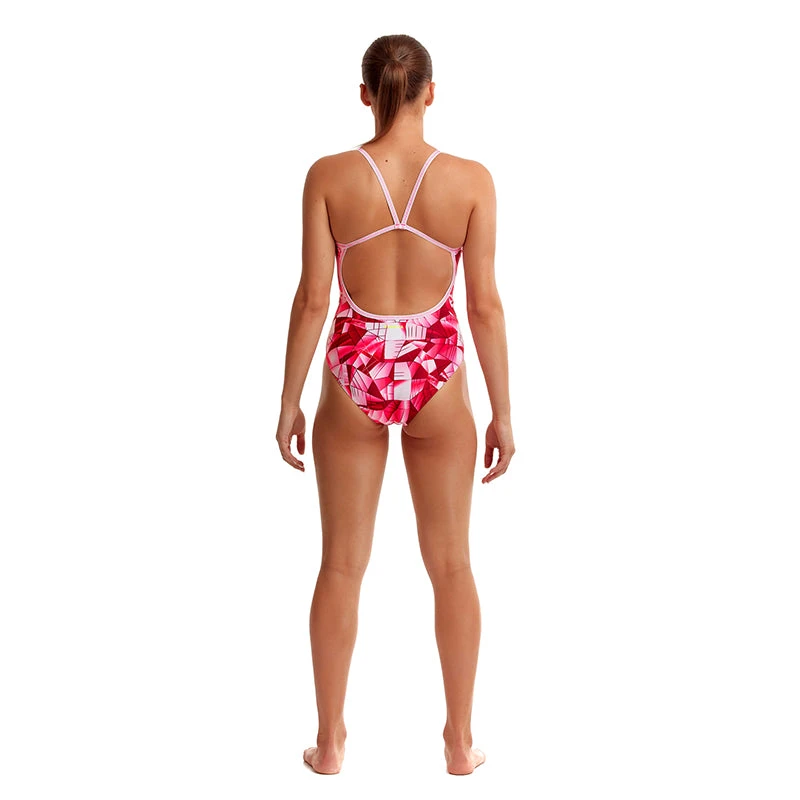 Funkita - Pink Pane - Ladies Single Strap One Piece 5 Funkita - Pink Pane - Ladies Single Strap One Piece - Image 3
