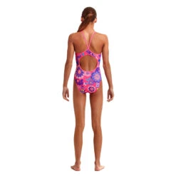 Funkita - Pink Petal - Girls Diamond Back One Piece 8 Funkita - Pink Petal - Girls Diamond Back One Piece -Funkita Swimsuit Discount Store funkita pink petal girls diamond back one piece 3