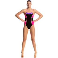 Funkita - Pink Shadow - Ladies Colour Block One Piece -Funkita Swimsuit Discount Store funkita pink shadow colour block one piece 3