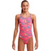 Funkita - Pinky Palm - Girls Eco Diamond Back One Piece 2 Funkita - Pinky Palm - Girls Eco Diamond Back One Piece -Funkita Swimsuit Discount Store funkita pinky palm girls eco diamond back one piece 1