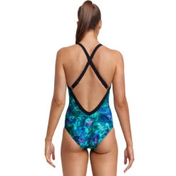 Funkita - Polar Lights - Ladies Sky Hi One Piece -Funkita Swimsuit Discount Store funkita polar lights ladies sky hi one piece 3