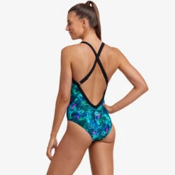 Funkita - Polar Lights - Ladies Sky Hi One Piece -Funkita Swimsuit Discount Store funkita polar lights ladies sky hi one piece 4