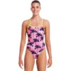 Funkita - Pop Palms - Ladies Cut Away Tie Back One Piece