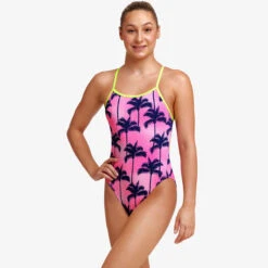 Funkita - Pop Palms - Girls Single Strap One Piece 11 Funkita - Pop Palms - Girls Single Strap One Piece -Funkita Swimsuit Discount Store funkita pop palms girls single strap one piece 5