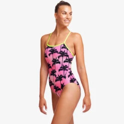 Funkita - Pop Palms - Ladies Single Strap One Piece -Funkita Swimsuit Discount Store funkita pop palms ladies single strap one piece 5