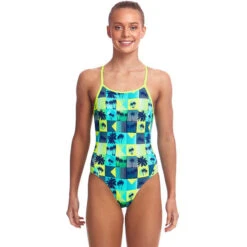 Funkita - Pop Tropo - Girls Diamond Back One Piece