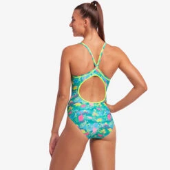 Funkita - Prehistoric Party - Ladies Diamond Back One Piece -Funkita Swimsuit Discount Store funkita prehistoric party ladies diamond back one piece 4