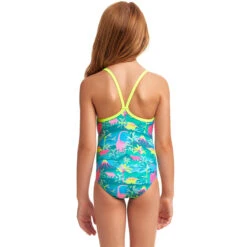 Funkita - Prehistoric Party - Toddler Girls Printed One Piece -Funkita Swimsuit Discount Store funkita prehistoric party toddler girls printed one piece 3
