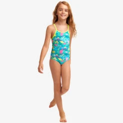 Funkita - Prehistoric Party - Toddler Girls Printed One Piece -Funkita Swimsuit Discount Store funkita prehistoric party toddler girls printed one piece 4