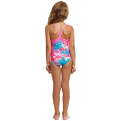 Funkita - Pretty Pink - Toddler Girls Printed One Piece -Funkita Swimsuit Discount Store funkita pretty pink toddler girls printed one piece 3