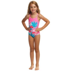 Funkita - Pretty Pink - Toddler Girls Printed One Piece -Funkita Swimsuit Discount Store funkita pretty pink toddler girls printed one piece 4