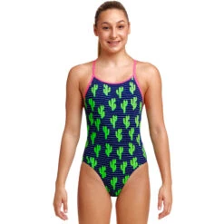 Funkita - Prickly Pete - Girls Diamond Back One Piece