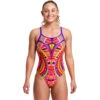 Funkita - Primal Party - Ladies Diamond Back One Piece 1 Funkita - Primal Party - Ladies Diamond Back One Piece -Funkita Swimsuit Discount Store funkita primal party ladies diamond back one piece 1