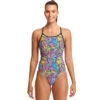 Funkita - Prism Break - Ladies Diamond Back One Piece -Funkita Swimsuit Discount Store funkita prism break ladies diamond back one piece 1