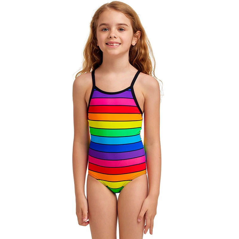 Funkita - Rainbow Racer - Toddler Girls Printed One Piece 3 Funkita - Rainbow Racer - Toddler Girls Printed One Piece