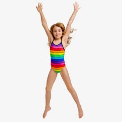Funkita - Rainbow Racer - Toddler Girls Printed One Piece 7 Funkita - Rainbow Racer - Toddler Girls Printed One Piece -Funkita Swimsuit Discount Store funkita rainbow racer toddler girls printed one piece 3