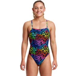 Funkita - Rainbow Web - Ladies Single Strength One Piece