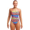 Funkita - Rocky Wave - Ladies Twisted One Piece -Funkita Swimsuit Discount Store funkita rocky wave ladies twisted one piece 1