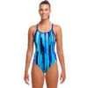 Funkita - Roller Paint - Ladies Diamond Back One Piece -Funkita Swimsuit Discount Store funkita roller paint ladies diamond back one piece 1