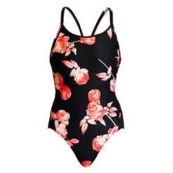 Funkita - Rose Garden - Ladies Diamond Back One Piece -Funkita Swimsuit Discount Store funkita rose garden ladies diamond back one piece 2