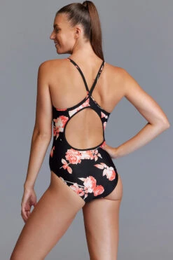Funkita - Rose Garden - Ladies Diamond Back One Piece -Funkita Swimsuit Discount Store funkita rose garden ladies diamond back one piece 4
