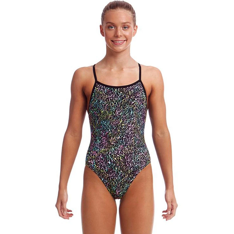 Funkita - Rubber Bubber - Girls Single Strap One Piece 3 Funkita - Rubber Bubber - Girls Single Strap One Piece