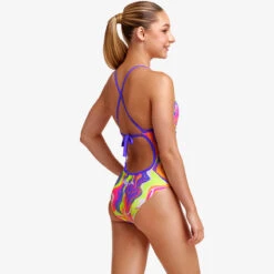 Funkita - Run Wild - Girls Tie Me Tight One Piece -Funkita Swimsuit Discount Store funkita run wild girls tie me tight one piece 4