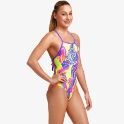 Funkita - Run Wild - Girls Tie Me Tight One Piece -Funkita Swimsuit Discount Store funkita run wild girls tie me tight one piece 5