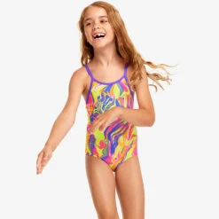 Funkita - Run Wild - Toddlers Girls Printed One Piece 11 Funkita - Run Wild - Toddlers Girls Printed One Piece -Funkita Swimsuit Discount Store funkita run wild toddlers girls printed one piece 4