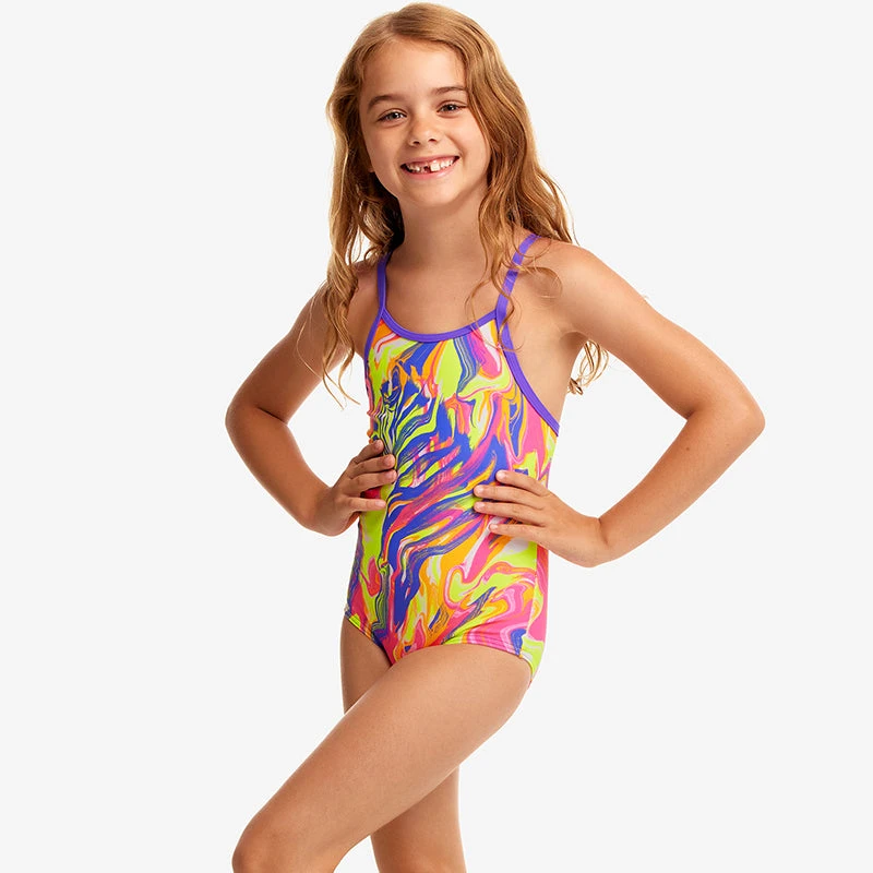 Funkita - Run Wild - Toddlers Girls Printed One Piece 7 Funkita - Run Wild - Toddlers Girls Printed One Piece - Image 5