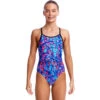 Funkita - Rusted - Girls Diamond Back One Piece 2 Funkita - Rusted - Girls Diamond Back One Piece -Funkita Swimsuit Discount Store funkita rusted girls diamond back one piece 1