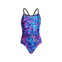 Funkita - Rusted - Girls Diamond Back One Piece -Funkita Swimsuit Discount Store funkita rusted girls diamond back one piece 2