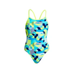 Funkita - Sand Storm - Girls Diamond Back One Piece -Funkita Swimsuit Discount Store funkita sand storm girls diamond back one piece 2