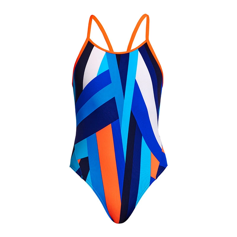 Funkita - Scaffolded - Girls Diamond Back One Piece 4 Funkita - Scaffolded - Girls Diamond Back One Piece - Image 2