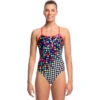 Funkita - Scatter Brain - Ladies Single Strap One Piece -Funkita Swimsuit Discount Store funkita scatter brain single strap ladies one piece 1