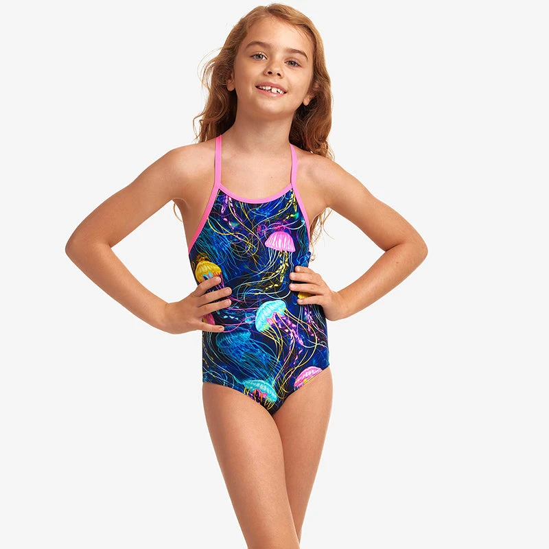 Funkita - Schwimma Stinga - Toddler Girls Printed One Piece 6 Funkita - Schwimma Stinga - Toddler Girls Printed One Piece - Image 4