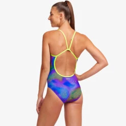 Funkita - Screen Time - Ladies Single Strap One Piece -Funkita Swimsuit Discount Store funkita screen time ladies single strap one piece 4