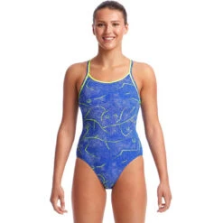 Funkita Swimsuit Discount Store 18 Funkita - Sea Salt - Ladies Diamond Back One Piece