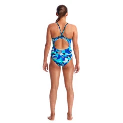 Funkita - Sea Spray - Ladies Diamond Back One Piece -Funkita Swimsuit Discount Store funkita sea spray ladies diamond back one piece 3