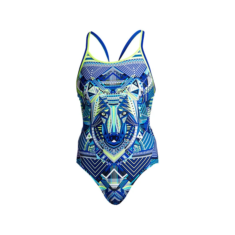 Funkita - Sea Wolf - Ladies Diamond Back One Piece 4 Funkita - Sea Wolf - Ladies Diamond Back One Piece - Image 2