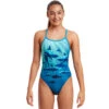 Funkita - Shark Bay - Girls Single Strap One Piece -Funkita Swimsuit Discount Store funkita shark bay girls single strap one piece 1