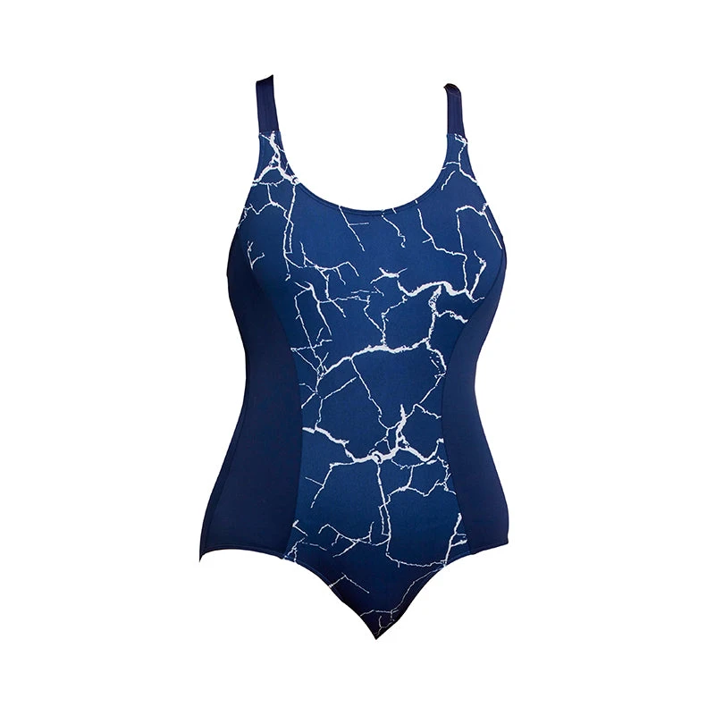 Funkita - Silver Lining - Ladies Brace Me Back One Piece 4 Funkita - Silver Lining - Ladies Brace Me Back One Piece - Image 2