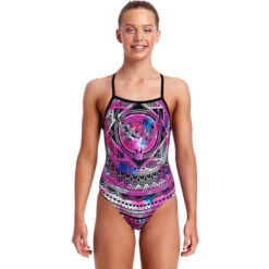 Funkita - Skull Swim - Girls Strapped In One Piece