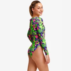Funkita - Sloth Slumber - Girls Long Shot One Piece -Funkita Swimsuit Discount Store funkita sloth slumber girls long shot one piece 4