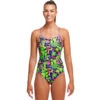 Funkita - Sloth Slumber - Ladies Diamond Back One Piece -Funkita Swimsuit Discount Store funkita sloth slumber ladies diamond back one piece 1
