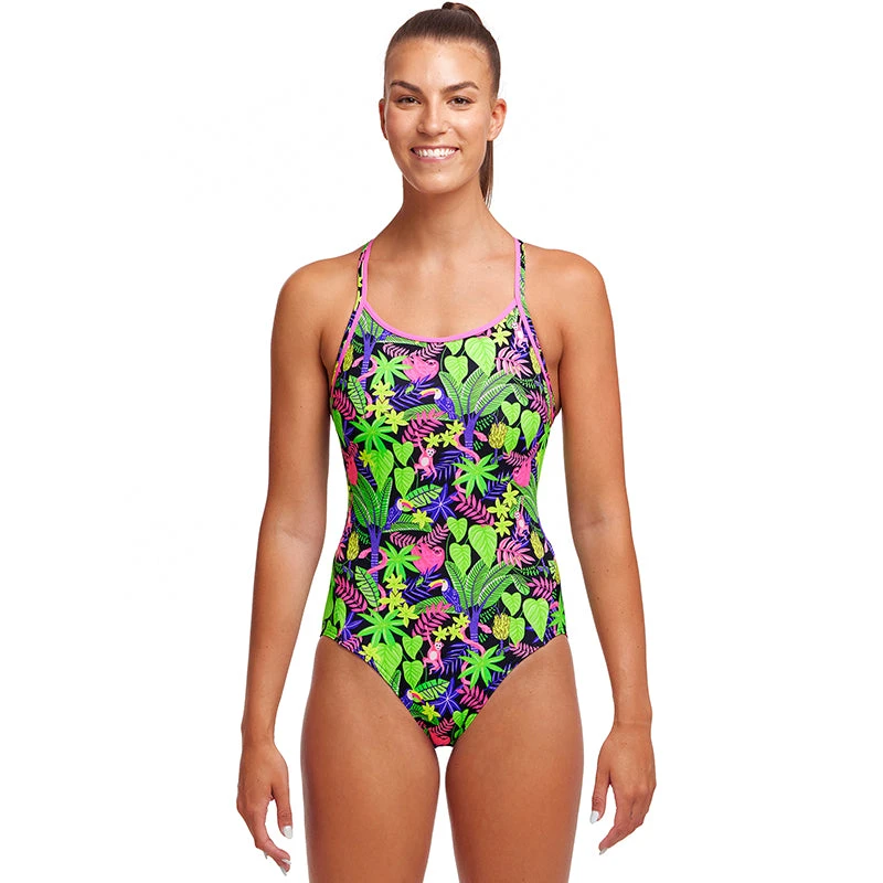 Funkita - Sloth Slumber - Ladies Diamond Back One Piece 3 Funkita - Sloth Slumber - Ladies Diamond Back One Piece