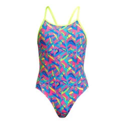 Funkita - Slug Hugs - Girls Eco Diamond Back One Piece -Funkita Swimsuit Discount Store funkita slug hugs girls eco diamond back one piece 2