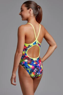 Funkita - Smash City - Girls Diamond Back One Piece -Funkita Swimsuit Discount Store funkita smash city girls diamond back one piece 5