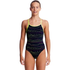 Funkita - Sound System - Girls Diamond Back One Piece