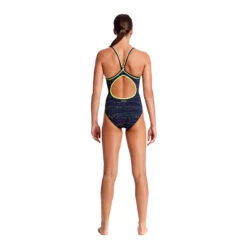 Funkita - Sound System - Ladies Diamond Back One Piece -Funkita Swimsuit Discount Store funkita sound system ladies diamond back one piece 3
